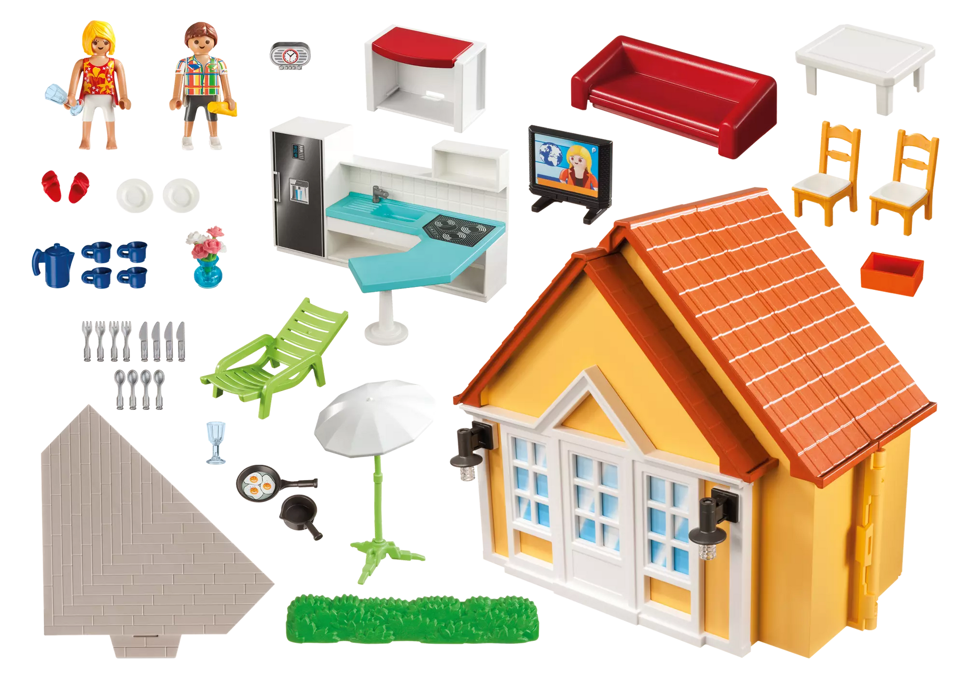 Playmobil 6020 Summer Fun Aufklapp-Ferienhaus - plegobil