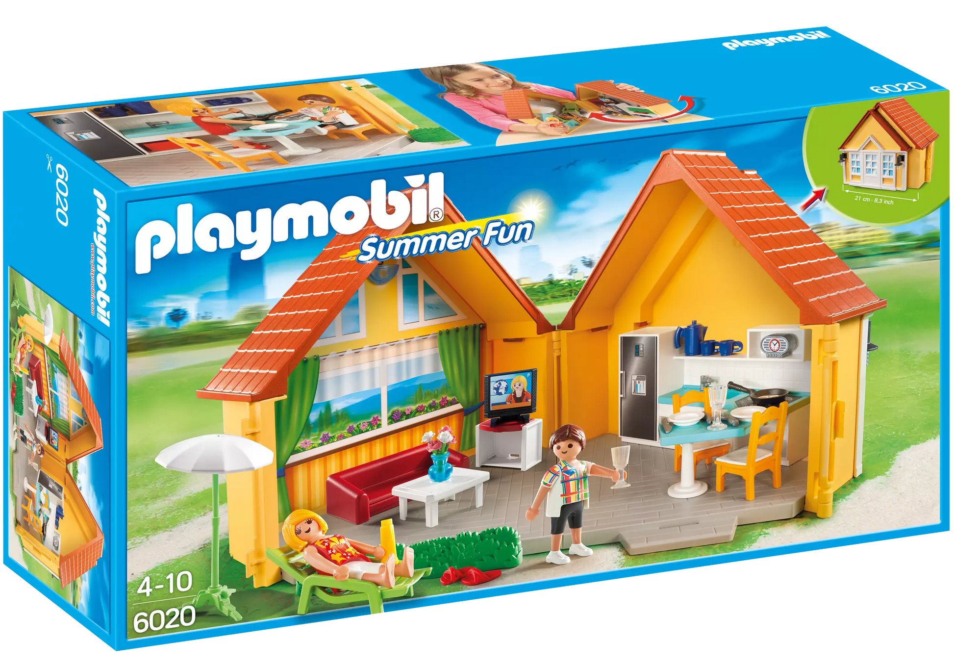 Playmobil 6020 Summer Fun Aufklapp-Ferienhaus - plegobil