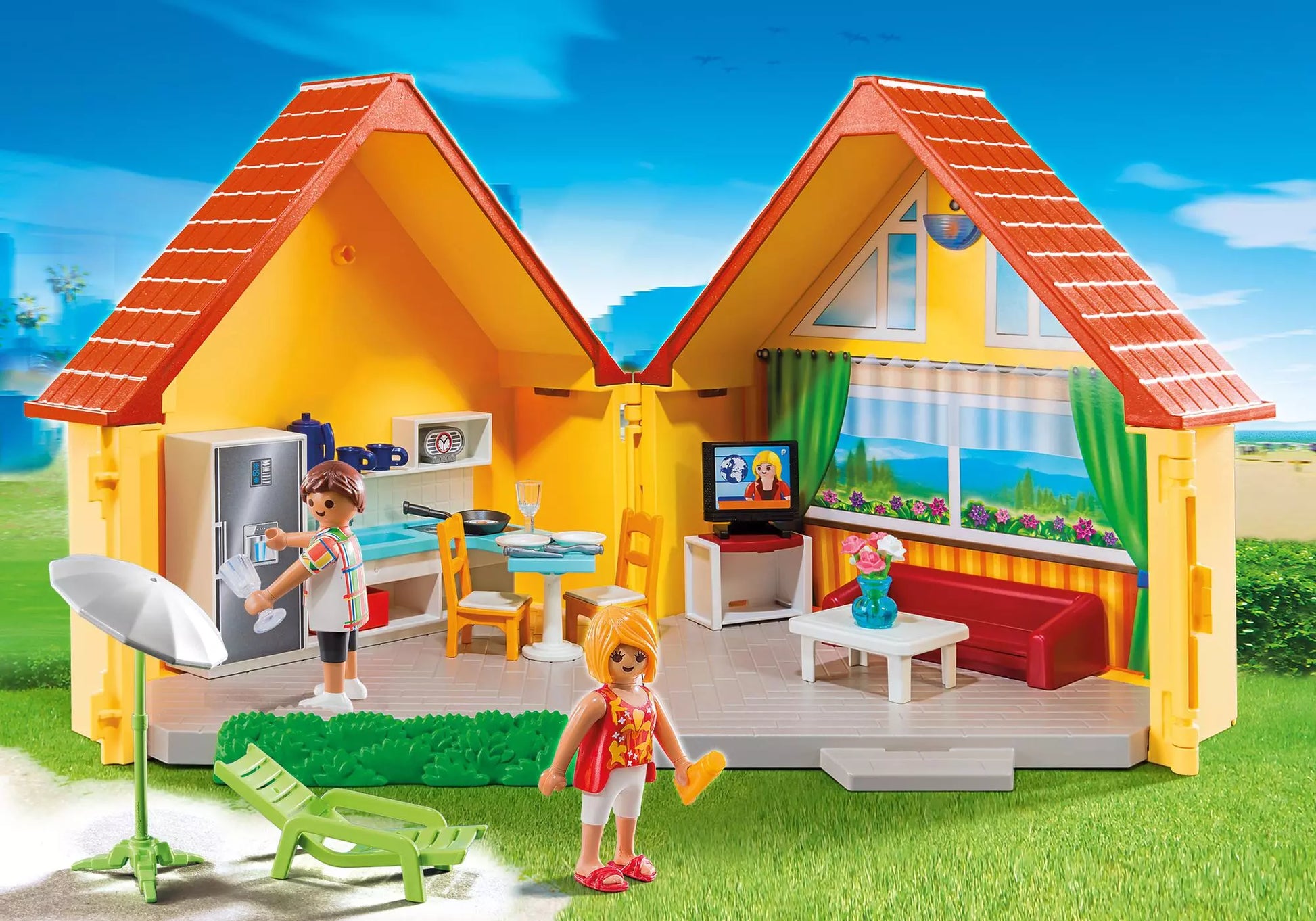 Playmobil 6020 Summer Fun Aufklapp-Ferienhaus - plegobil