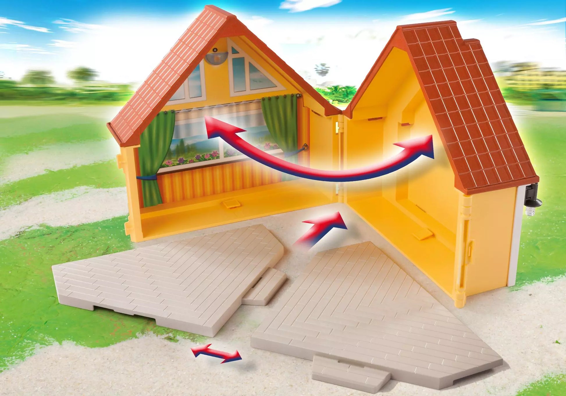 Playmobil 6020 Summer Fun Aufklapp-Ferienhaus - plegobil