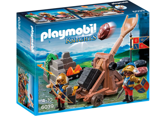 Playmobil 6039 Knights Angriffskatapult der Löwenritter - plegobil