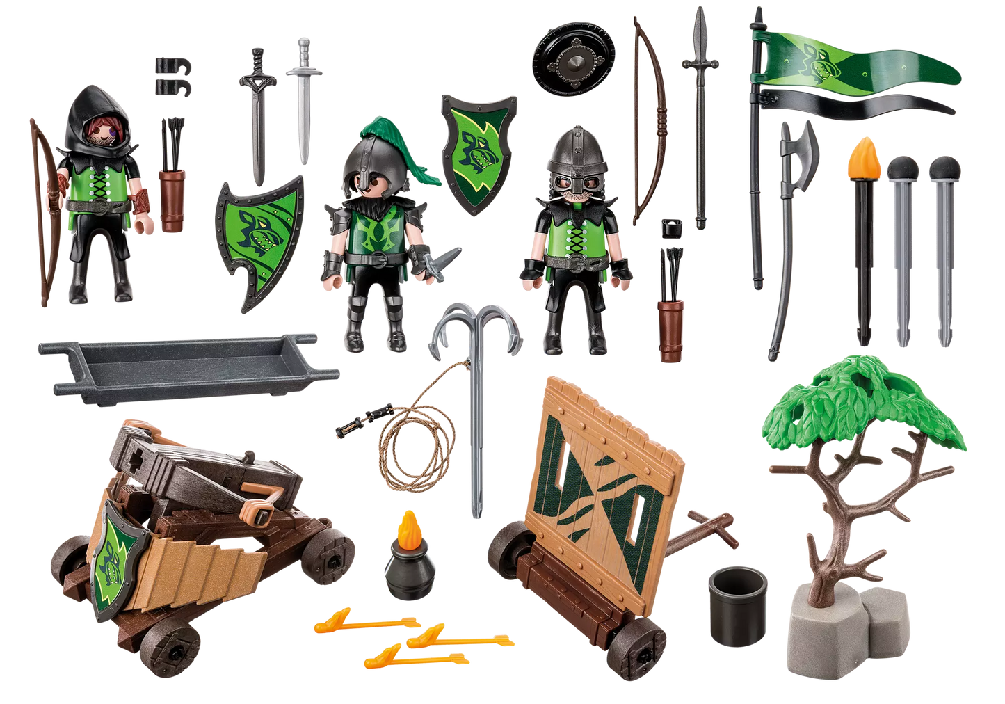 Playmobil 6041 Knights Wolfsritter mit Katapult - plegobil
