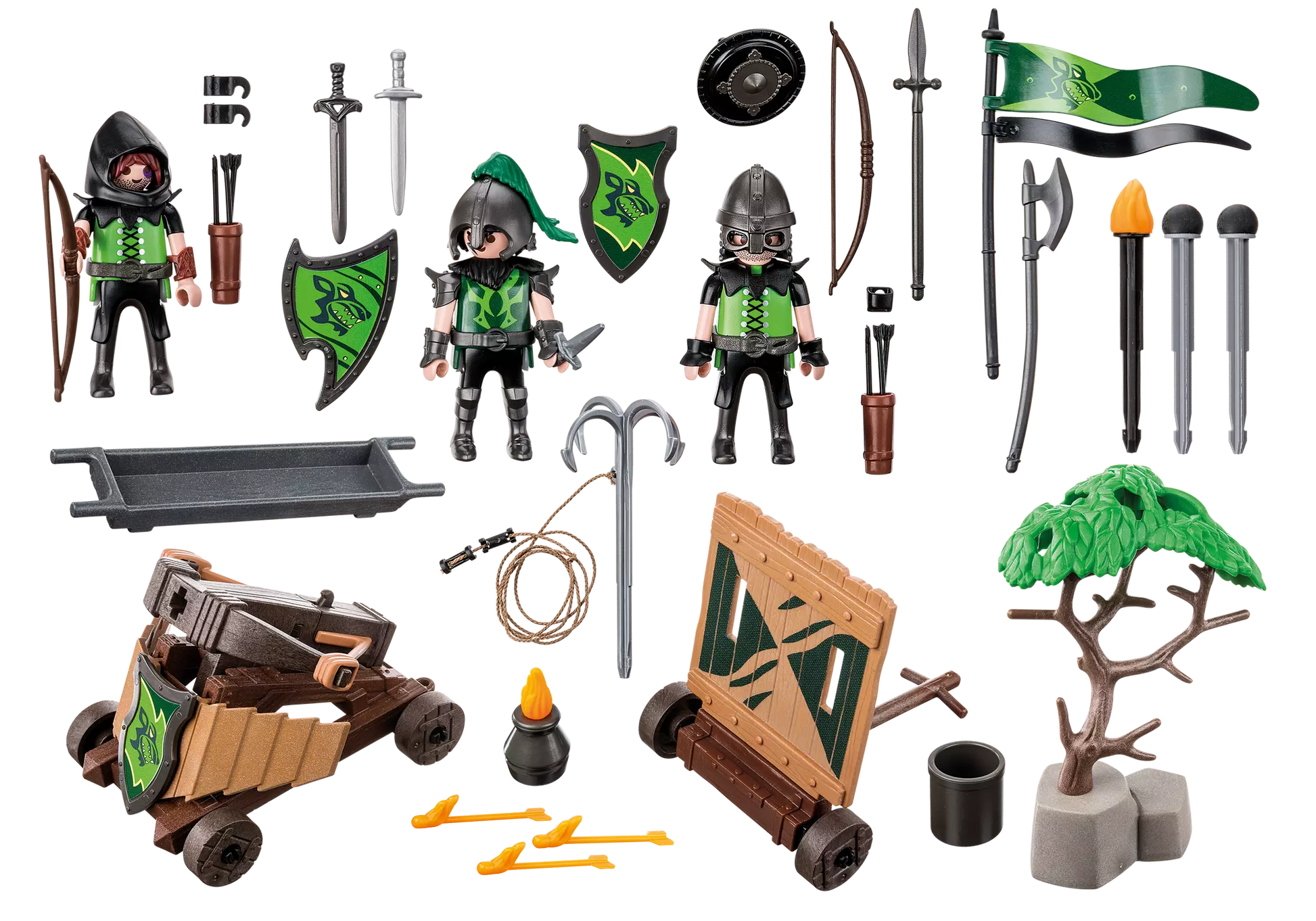 Playmobil 6041 Knights Wolfsritter mit Katapult - plegobil
