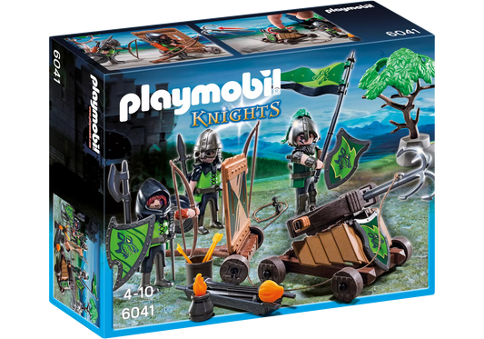 Playmobil 6041 Knights Wolfsritter mit Katapult - plegobil