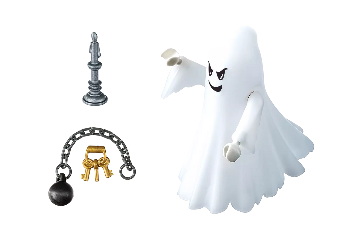 Playmobil 6042 Knights Gespenst mit Farbwechsel-LED - plegobil