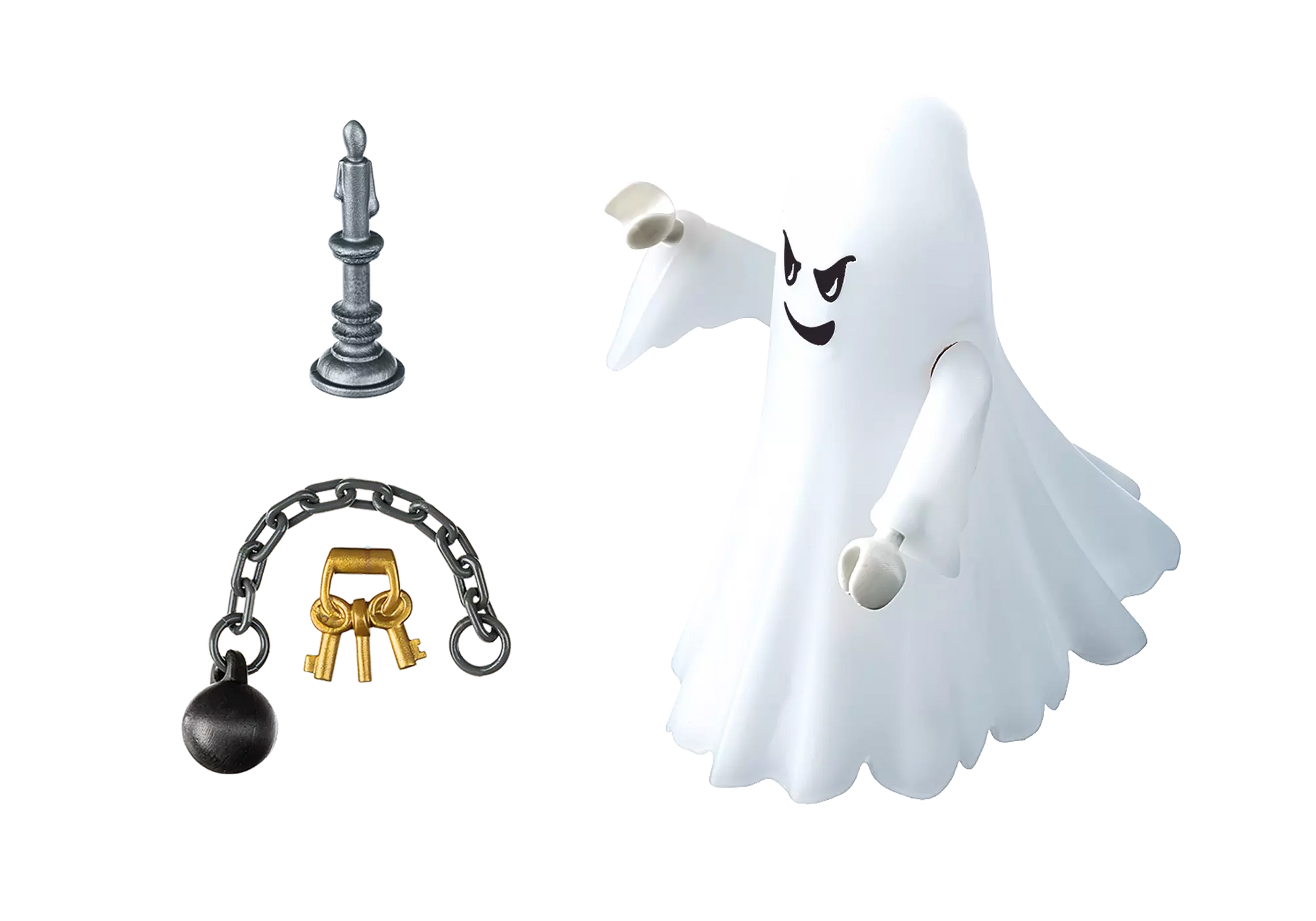 Playmobil 6042 Knights Gespenst mit Farbwechsel-LED - plegobil