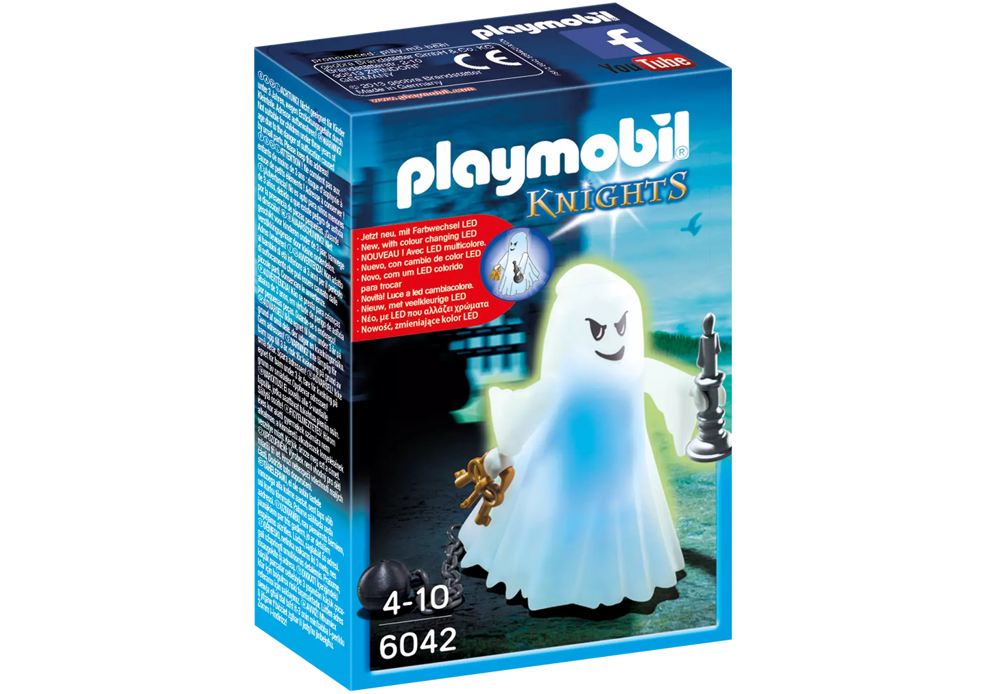 Playmobil 6042 Knights Gespenst mit Farbwechsel-LED - plegobil
