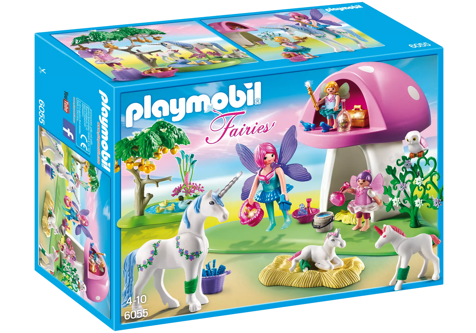 Playmobil 6055 Fairies Feenwäldchen mit Einhornpflege - plegobil