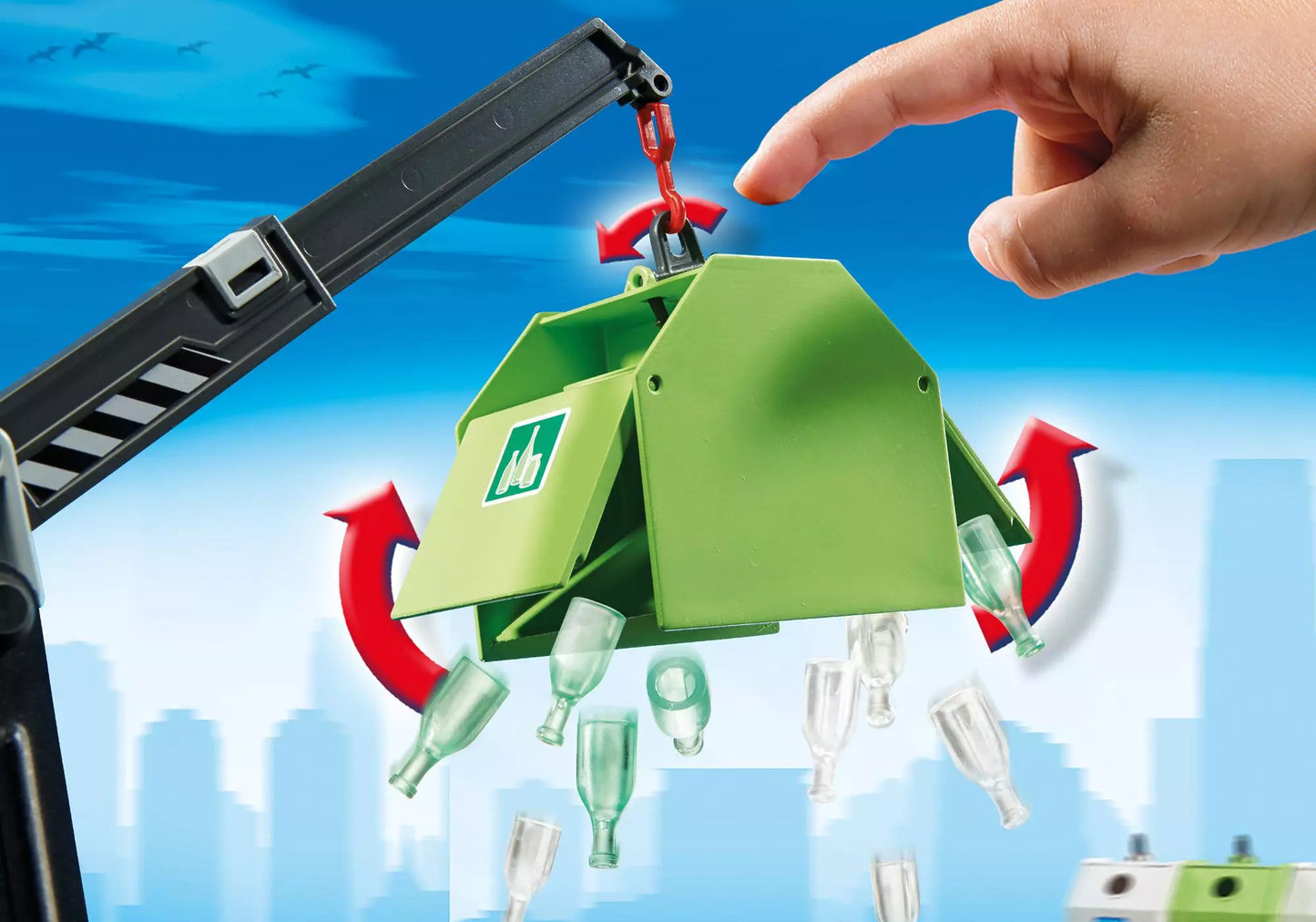 Playmobil 6109 City Action Altglas-LKW mit Container - plegobil