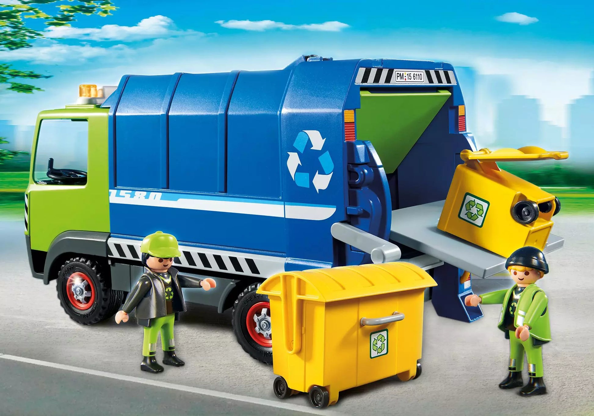 Playmobil 6110 City Action Recycling Truck - plegobil