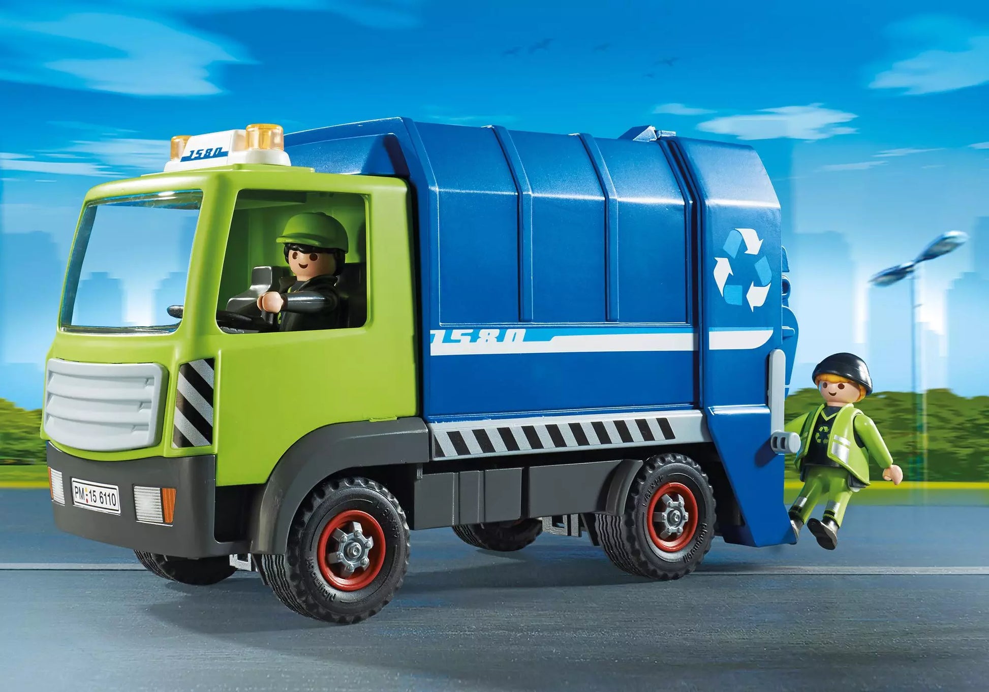Playmobil 6110 City Action Recycling Truck - plegobil