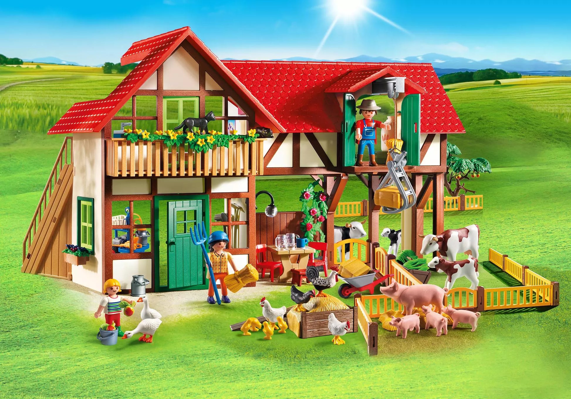 Playmobil 6120 Country Großer Bauernhof - plegobil
