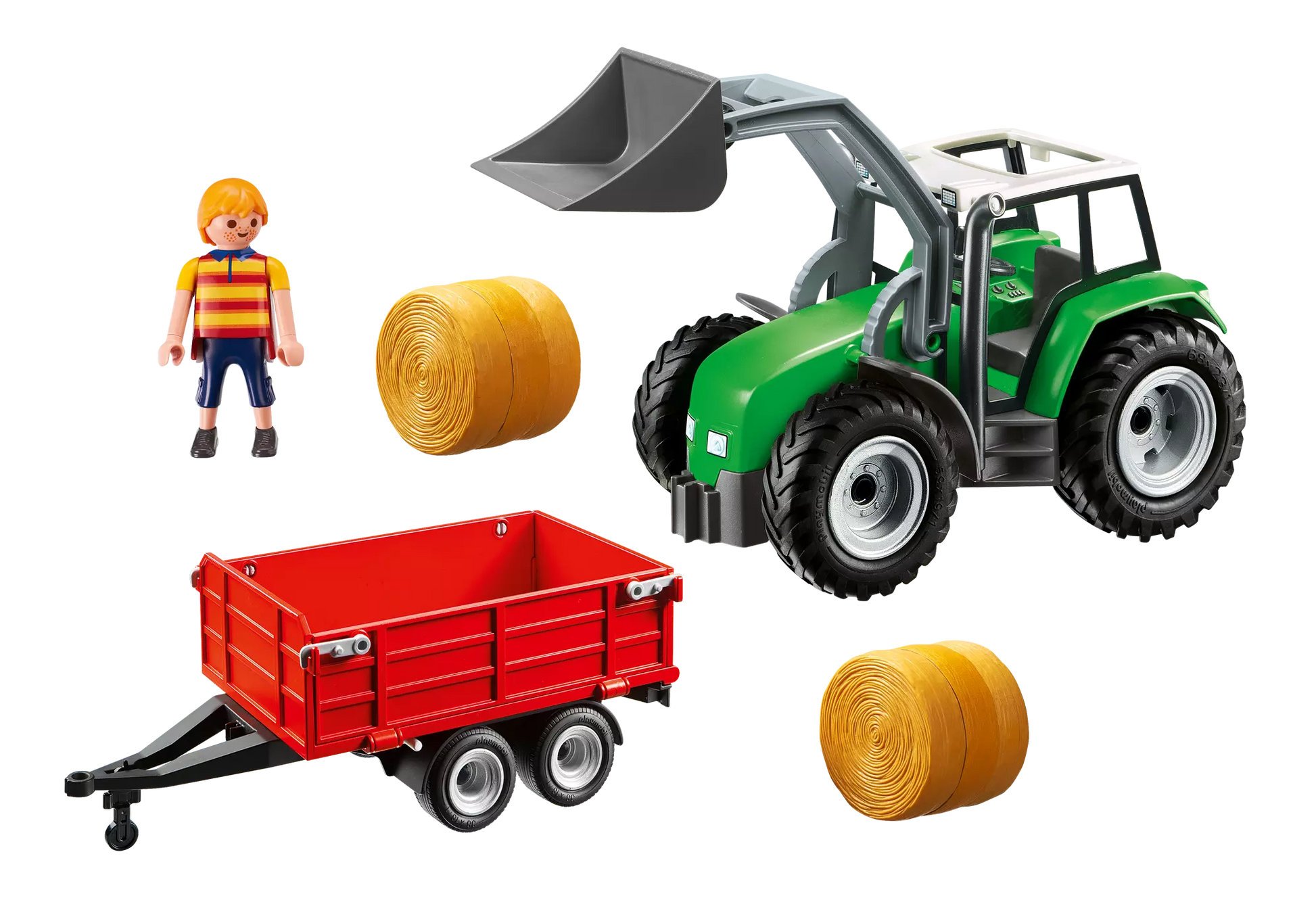 Playmobil 6130 Country Großer Traktor mit Anhänger - plegobil