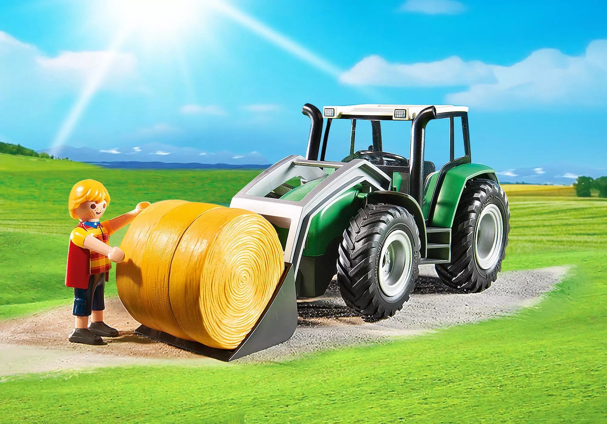 Playmobil 6130 Country Großer Traktor mit Anhänger - plegobil