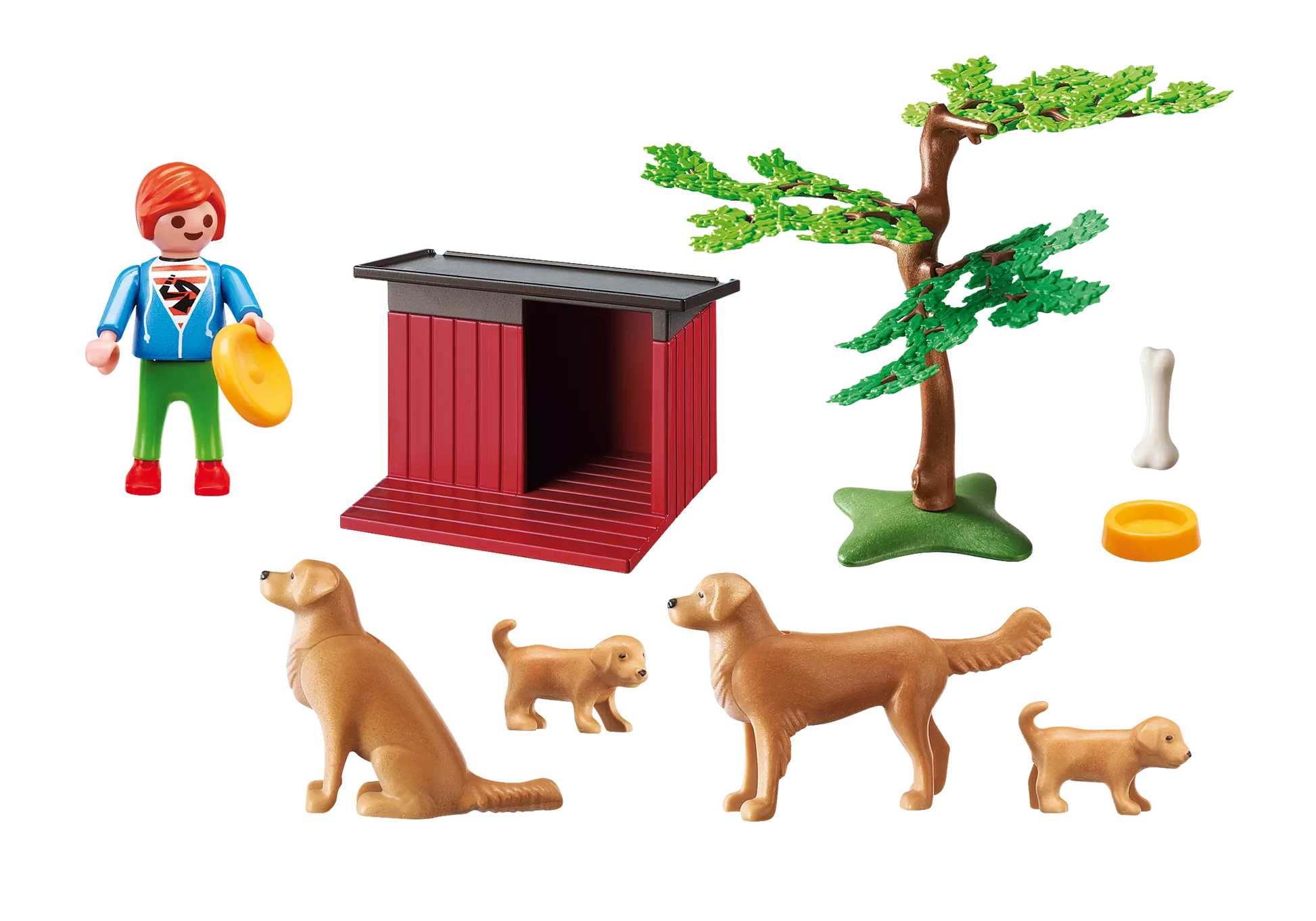 Playmobil 6134 Country Golden Retriever mit Welpen - plegobil