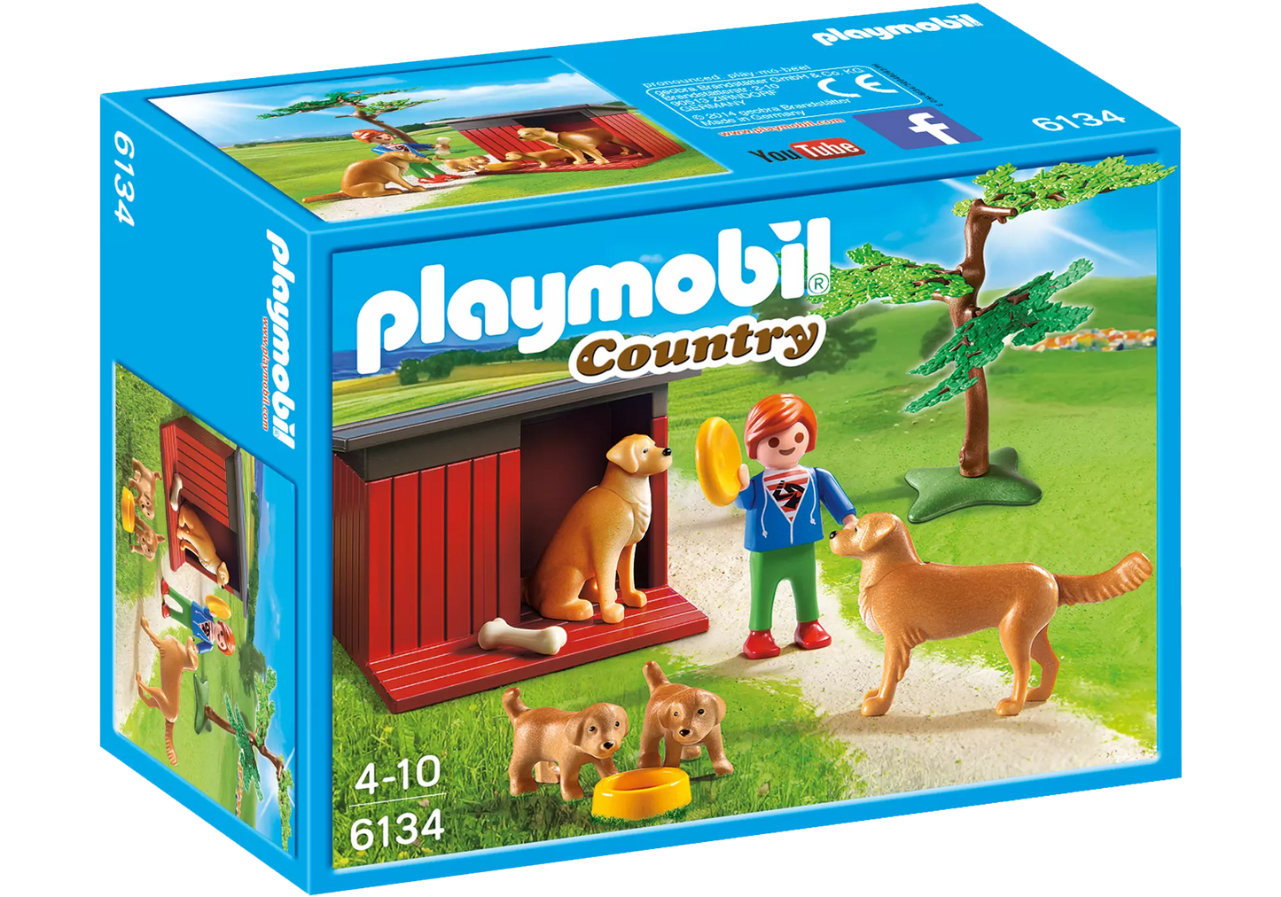 Playmobil 6134 Country Golden Retriever mit Welpen - plegobil
