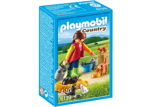 Playmobil 6139 Country Bunte Katzenfamilie - plegobil