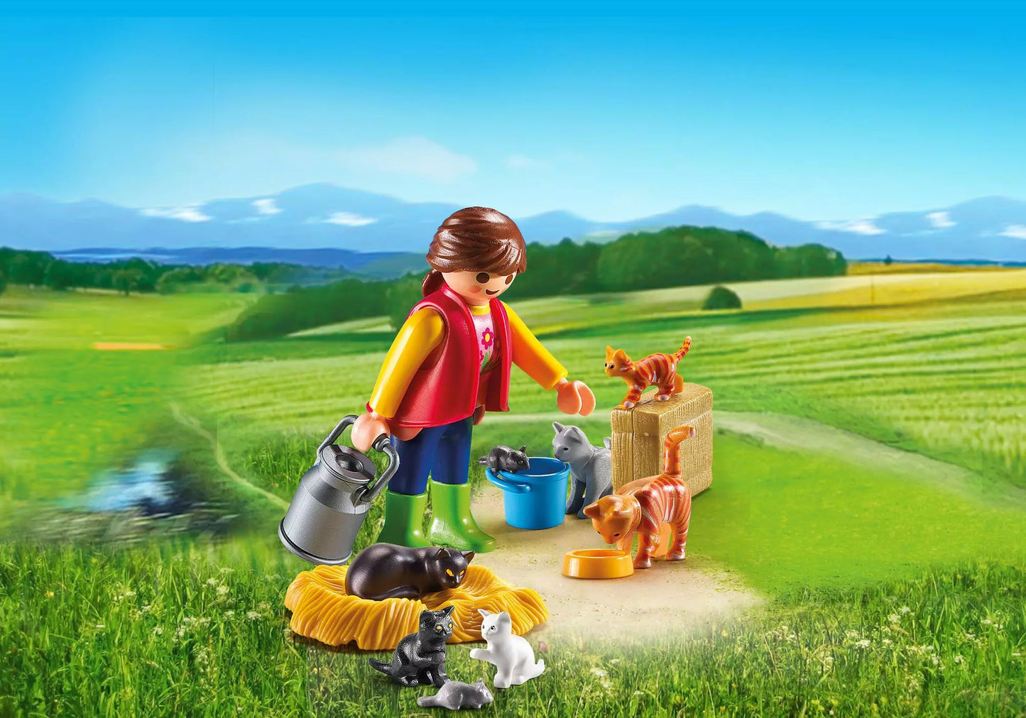 Playmobil 6139 Country Bunte Katzenfamilie - plegobil