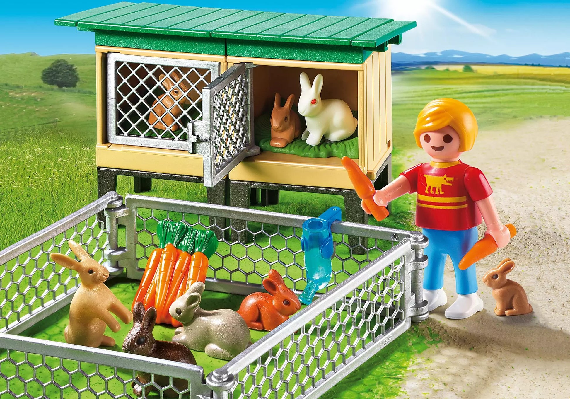 Playmobil 6140 Country Hasenstell mit Freigehege - plegobil
