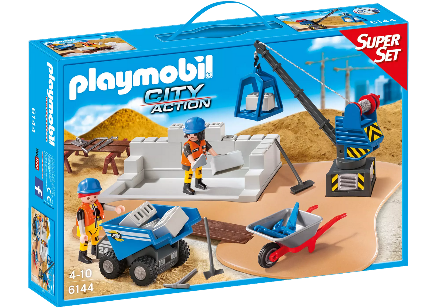 Playmobil 6144 City Action SuperSet Baustelle - plegobil