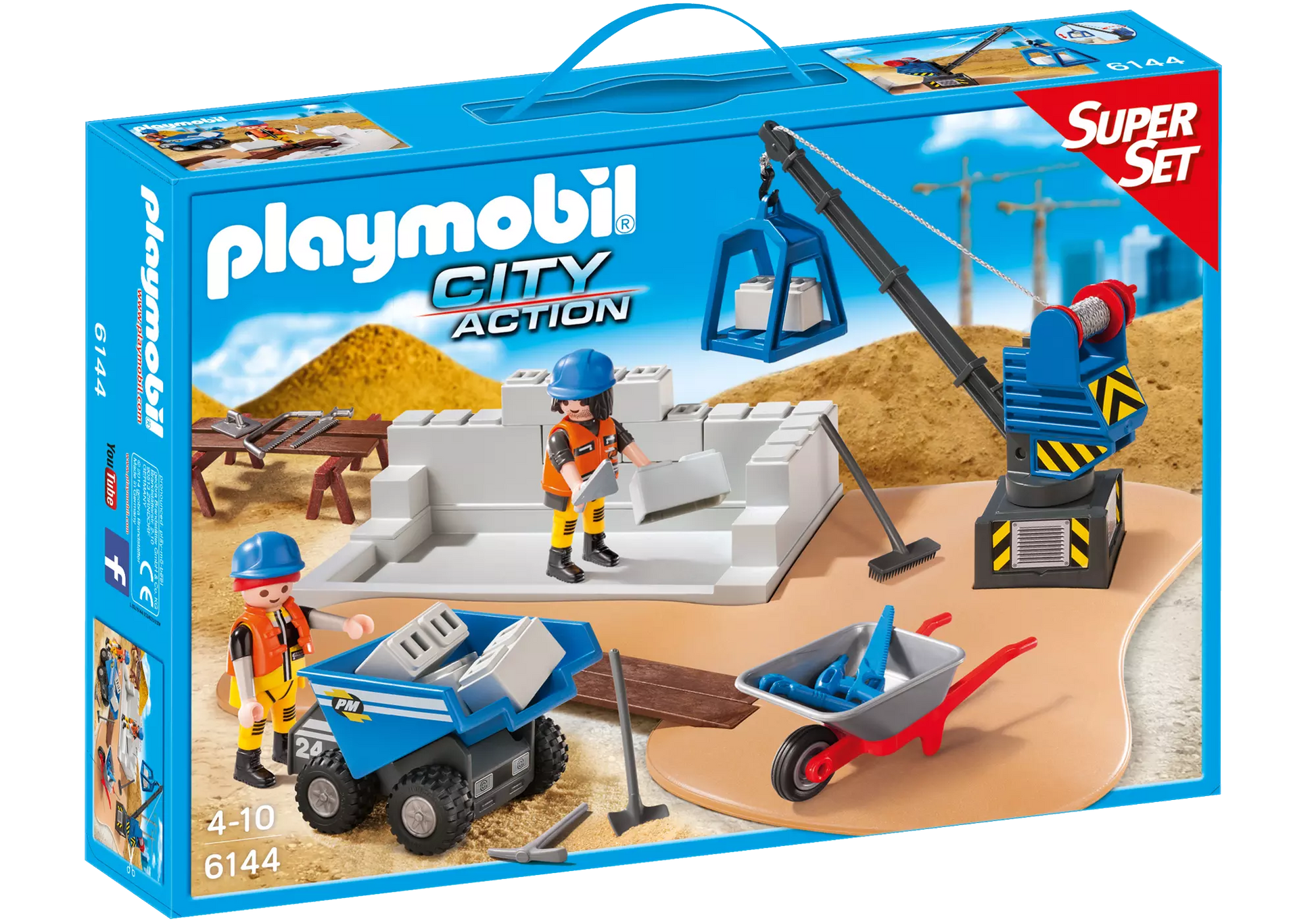 Playmobil 6144 City Action SuperSet Baustelle - plegobil