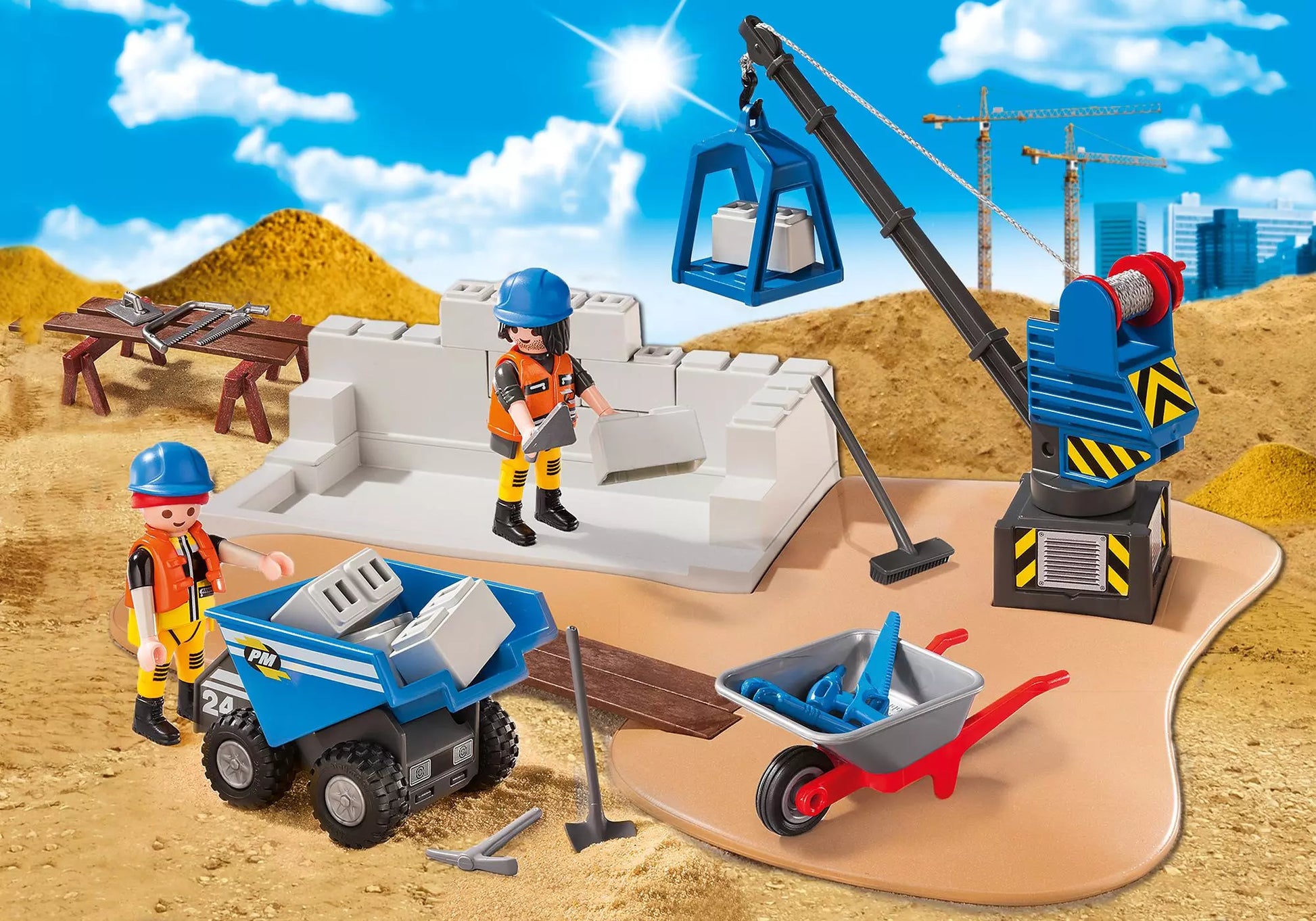 Playmobil 6144 City Action SuperSet Baustelle - plegobil