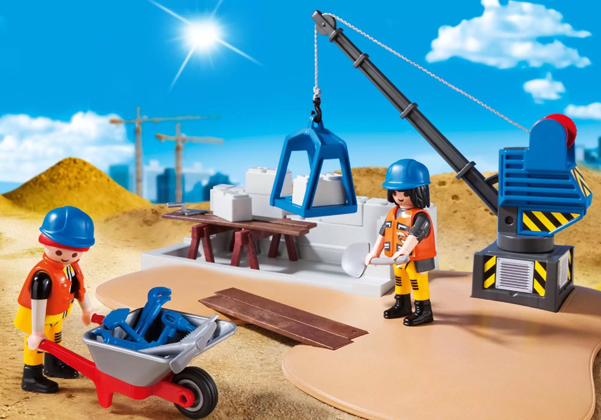 Playmobil 6144 City Action SuperSet Baustelle - plegobil
