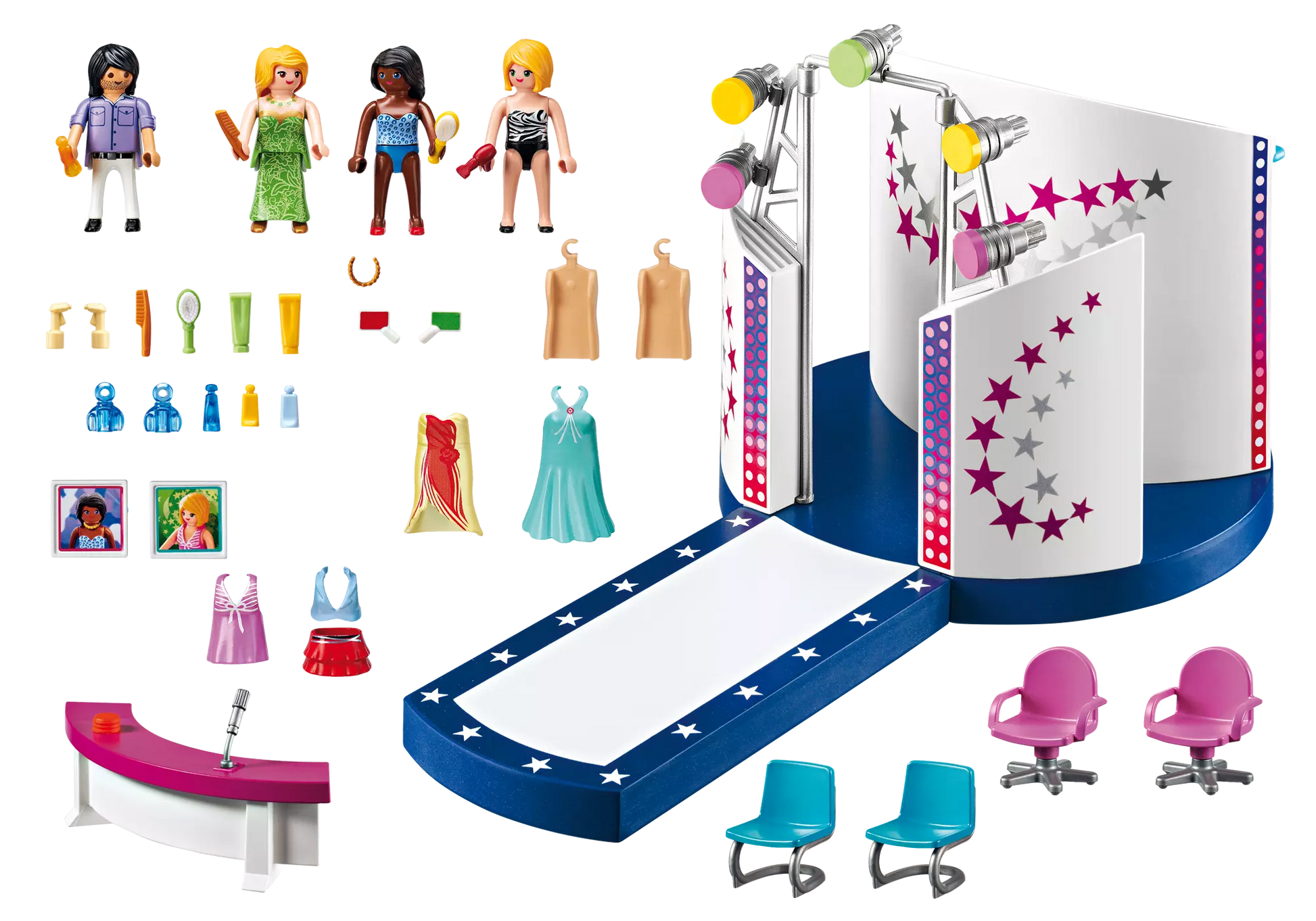 Playmobil 6148 City Life Model-Casting auf dem Laufsteg - plegobil