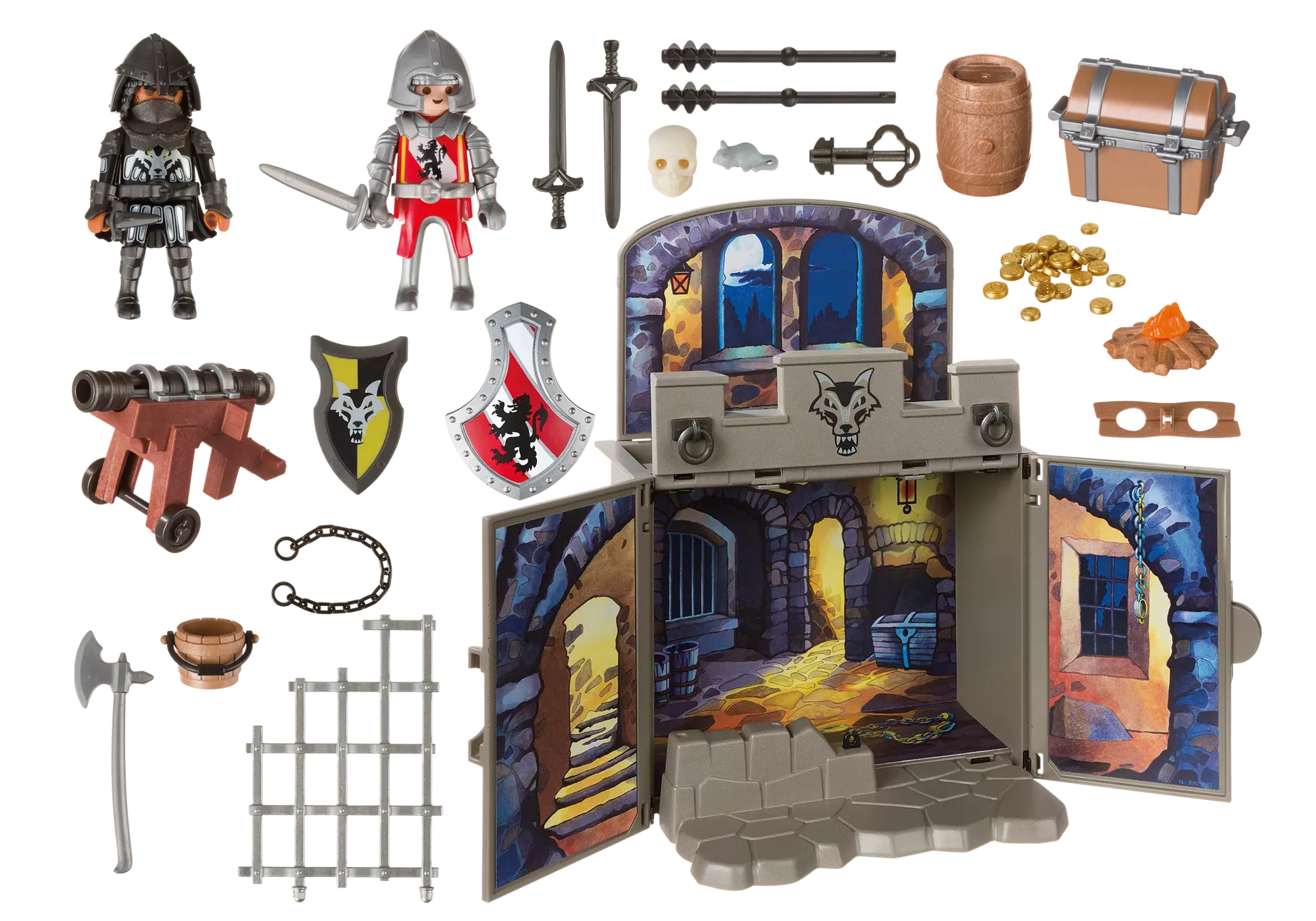 Playmobil 6156 Knights Spielbox Ritterschatzkammer - plegobil