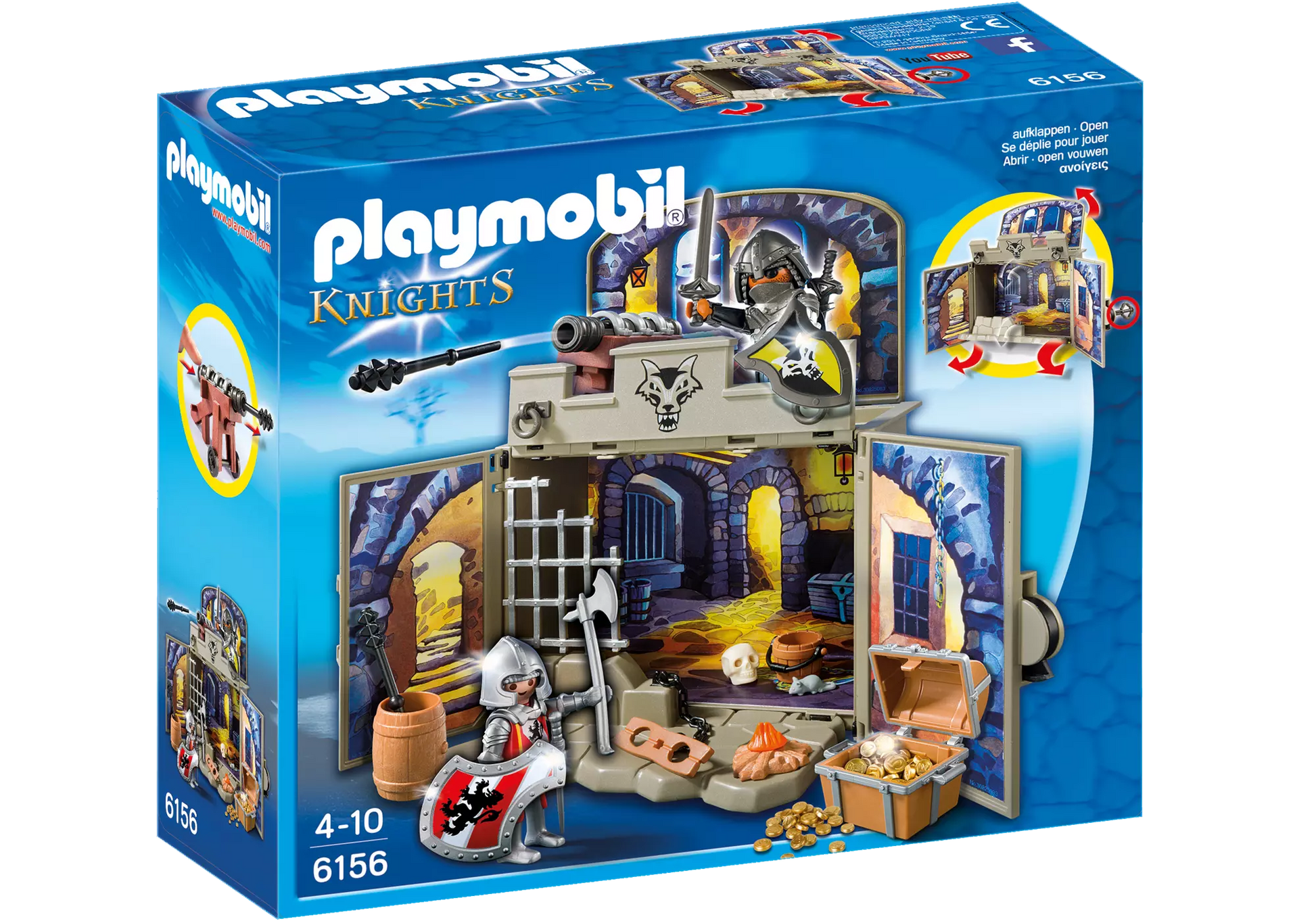 Playmobil 6156 Knights Spielbox Ritterschatzkammer - plegobil