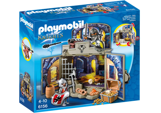 Playmobil 6156 Knights Spielbox Ritterschatzkammer - plegobil