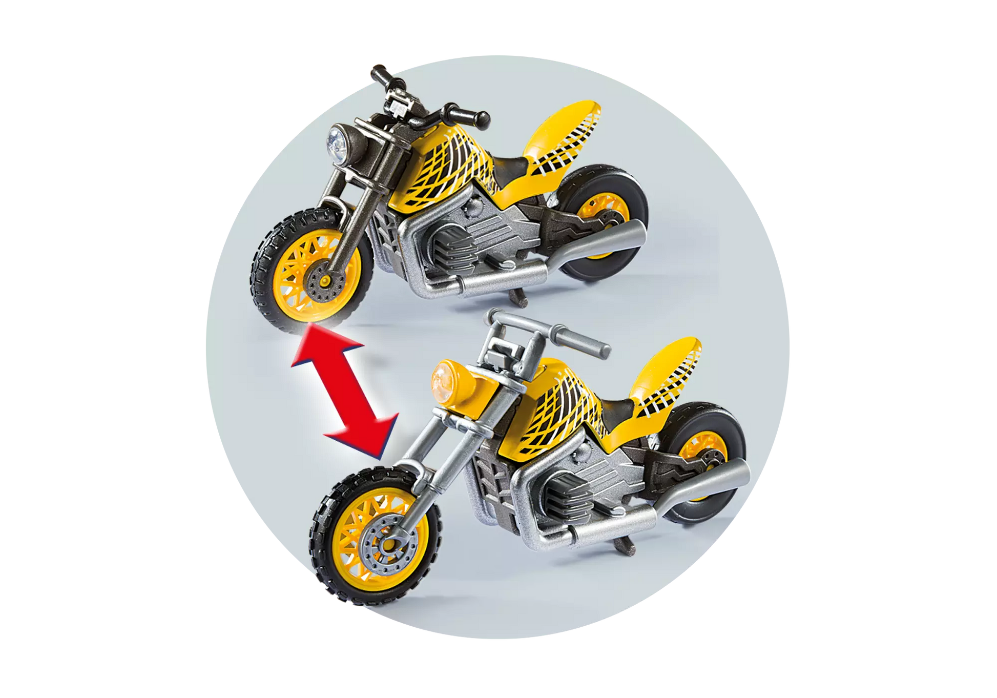 Playmobil 6157 City Action Aufklapp Spiel Box Motorradwerkstatt - plegobil
