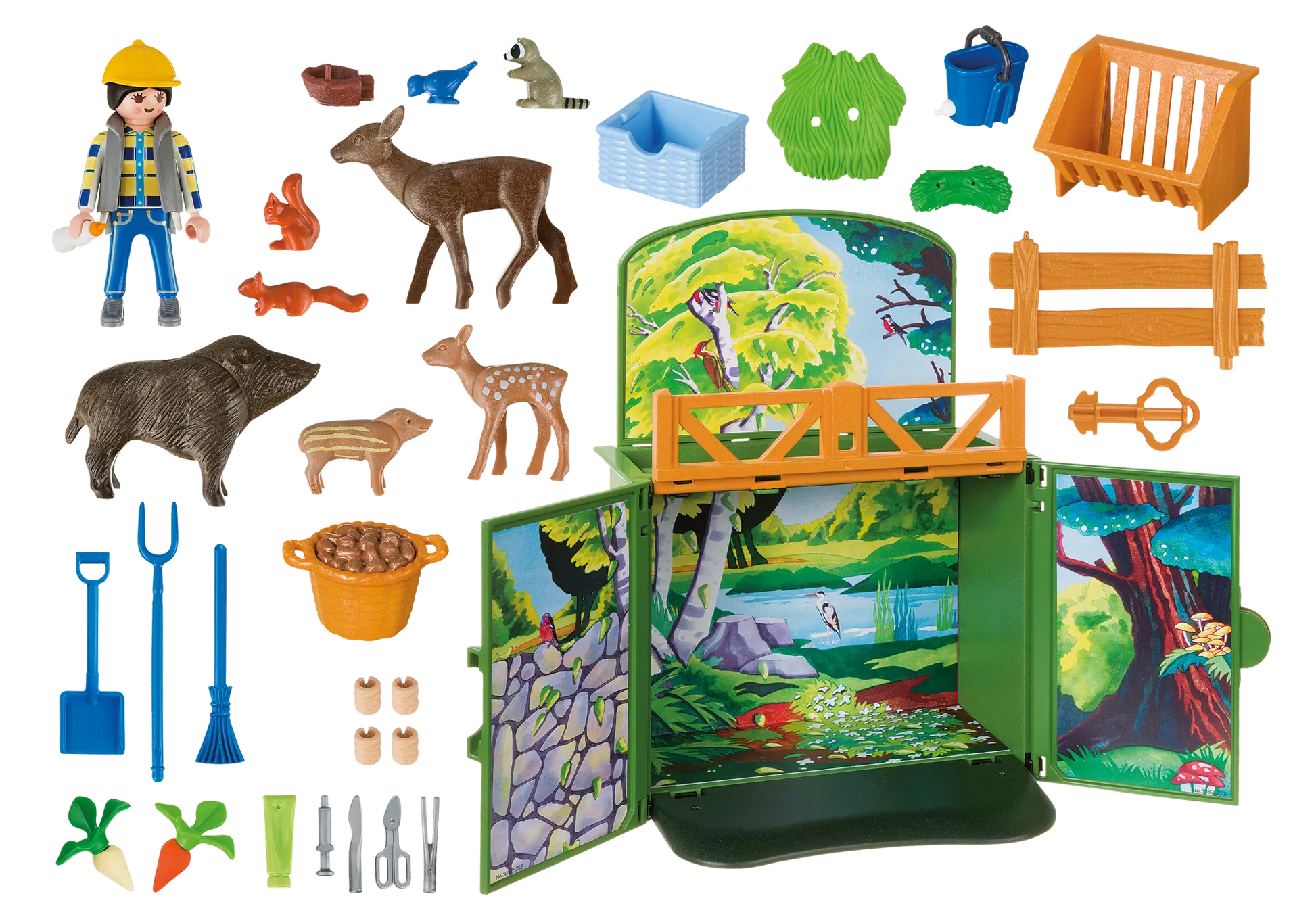 Playmobil 6158 Country Waldtierfütterung - plegobil