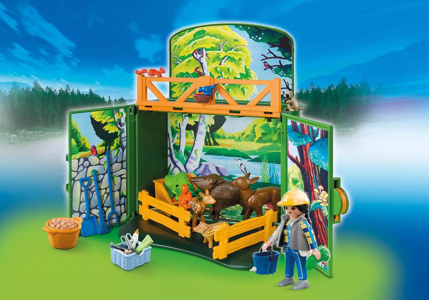Playmobil 6158 Country Waldtierfütterung - plegobil