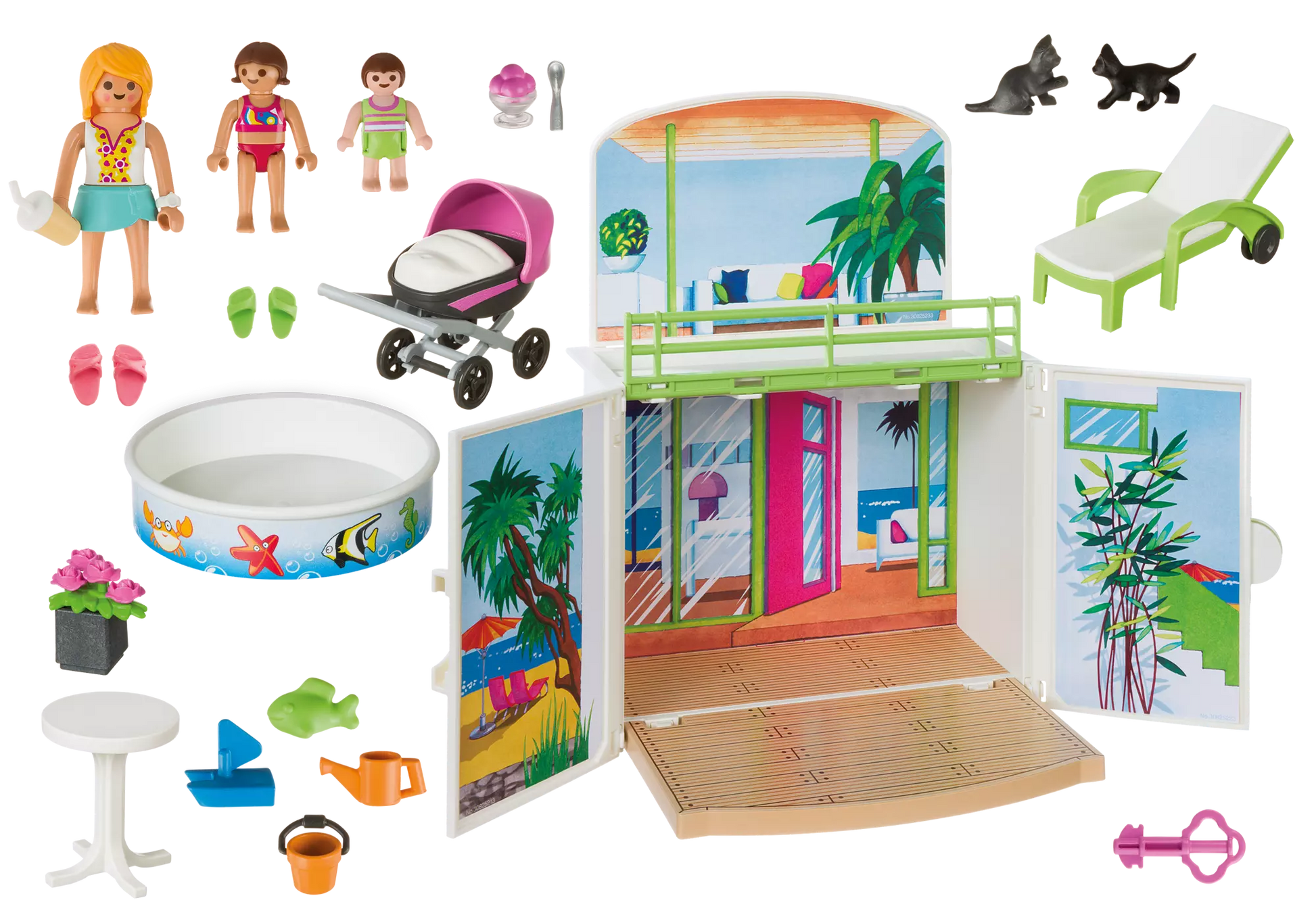 Playmobil 6159 Summer Fun Aufklapp Spiel Box Sonnenterrasse - plegobil