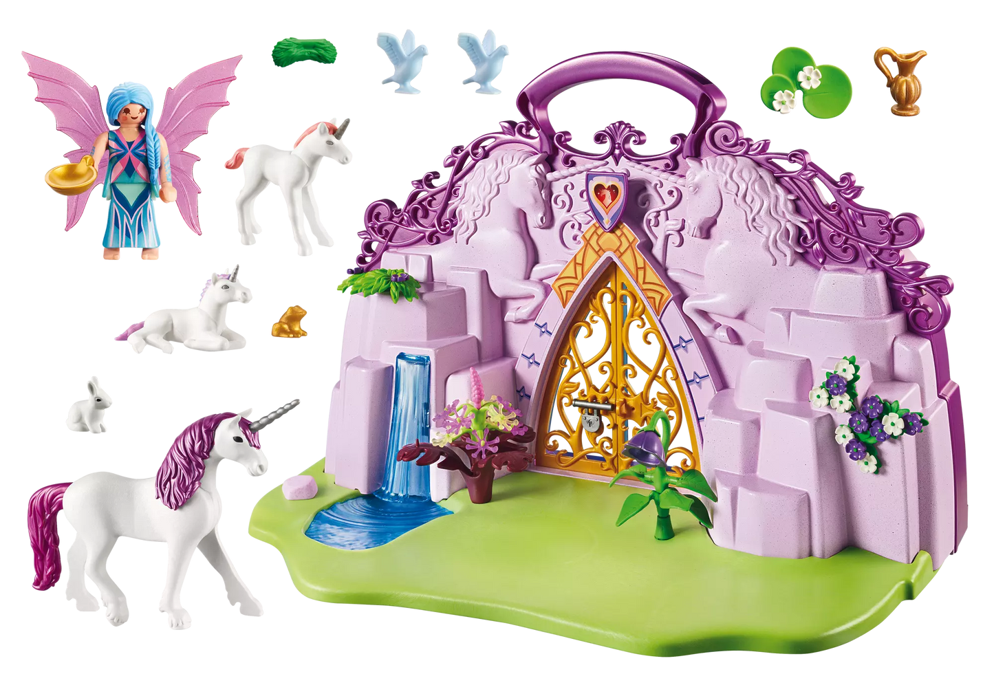 Playmobil 6179 Fairies Einhornköfferchen Feenland - plegobil