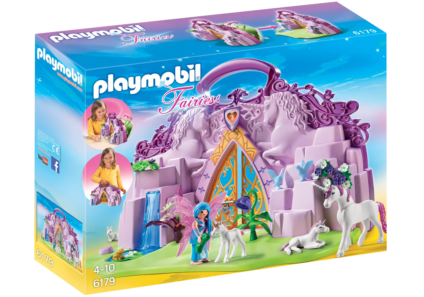 Playmobil 6179 Fairies Einhornköfferchen Feenland - plegobil