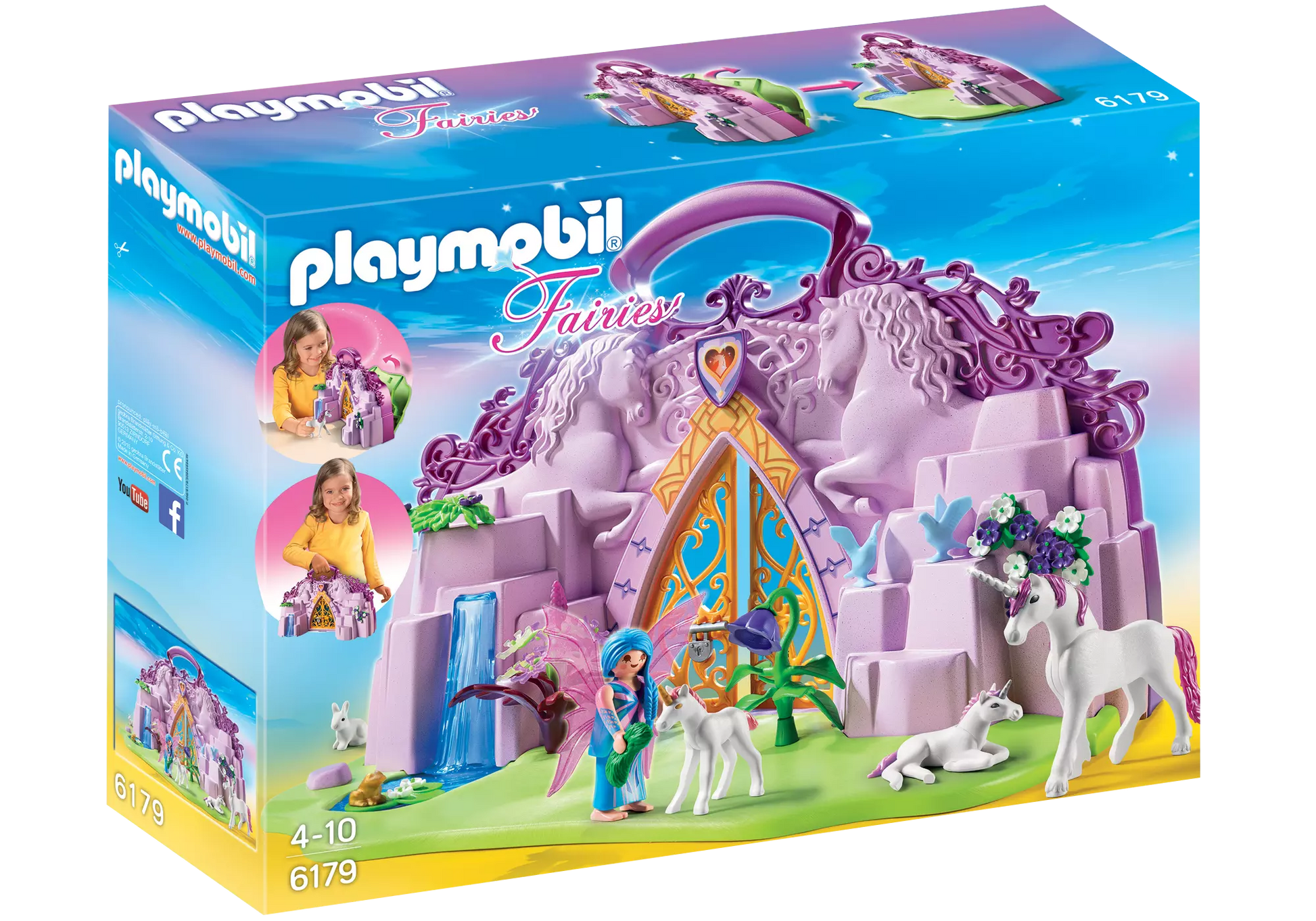 Playmobil 6179 Fairies Einhornköfferchen Feenland - plegobil