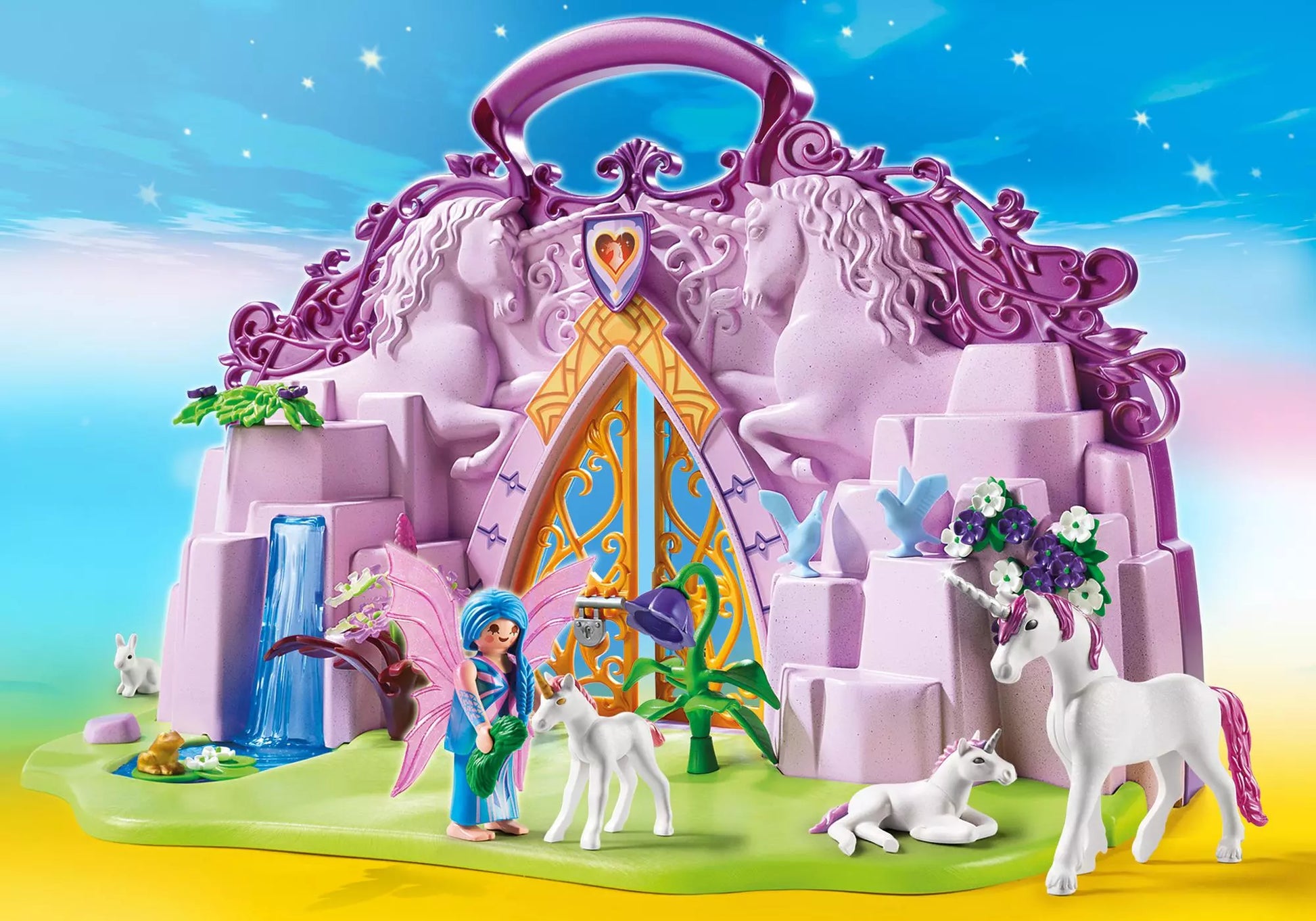 Playmobil 6179 Fairies Einhornköfferchen Feenland - plegobil