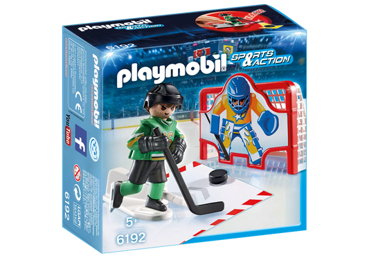 Playmobil 6192 Sports & Action Eishockey Tortraining - plegobil