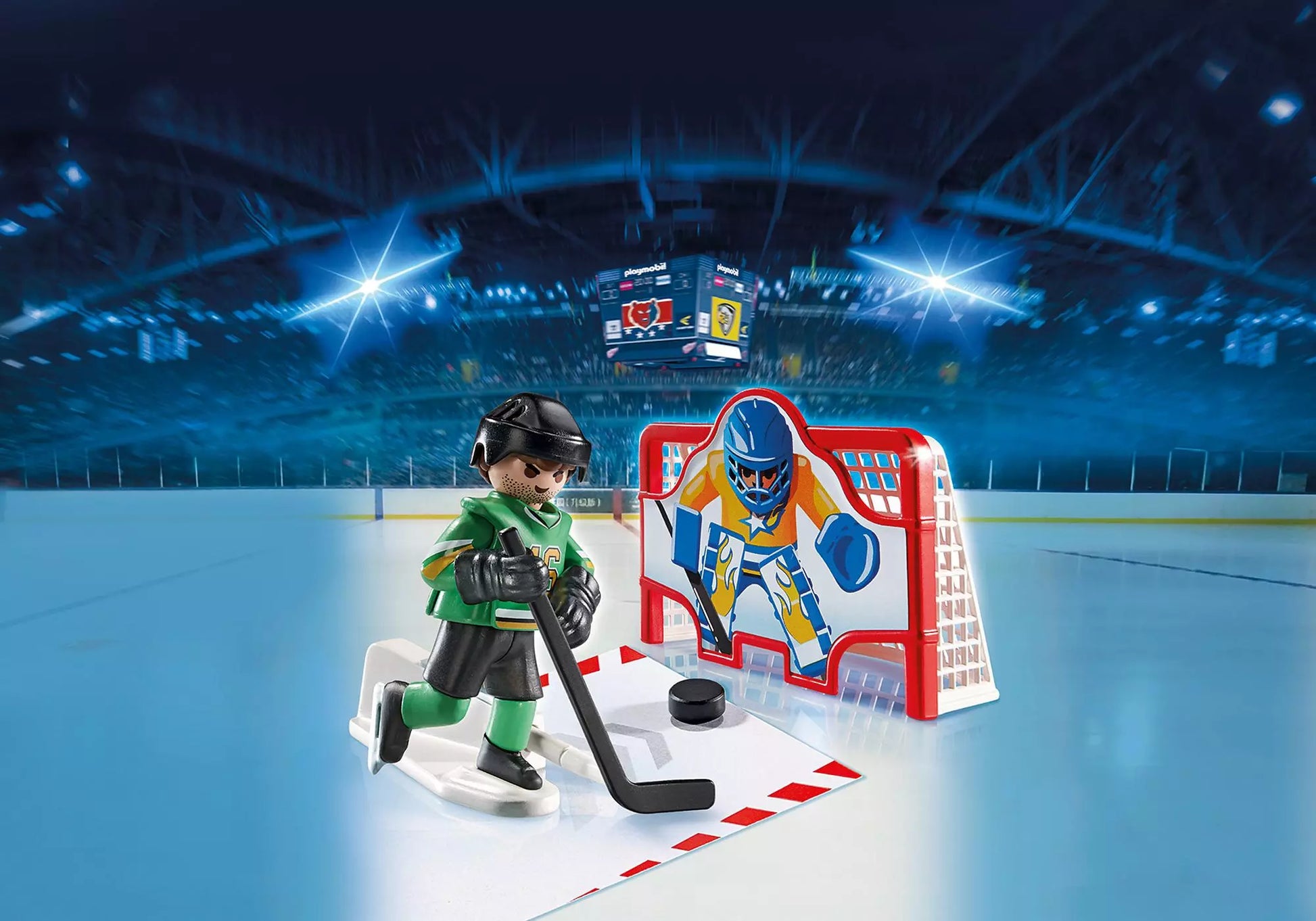 Playmobil 6192 Sports & Action Eishockey Tortraining - plegobil