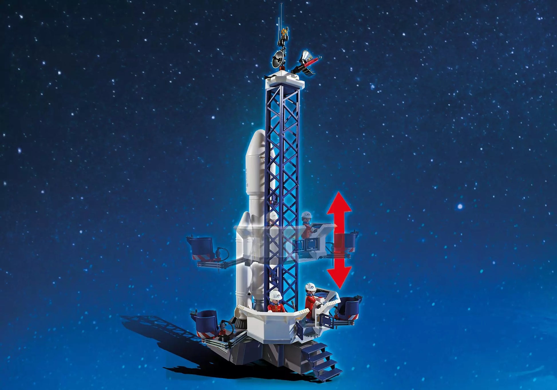 Playmobil 6195 City Action Weltraumrakete mit Basisstation - plegobil