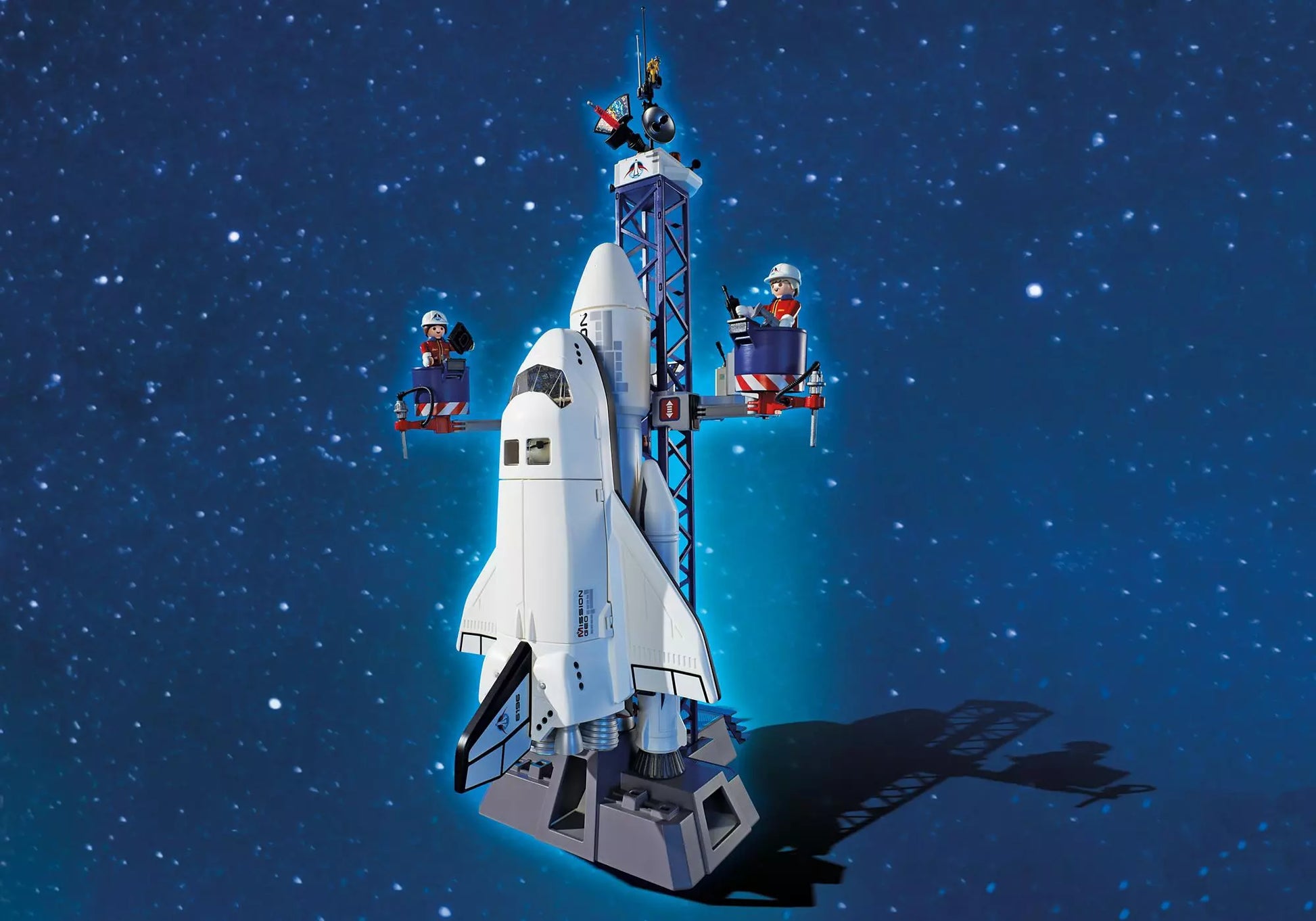 Playmobil 6195 City Action Weltraumrakete mit Basisstation - plegobil