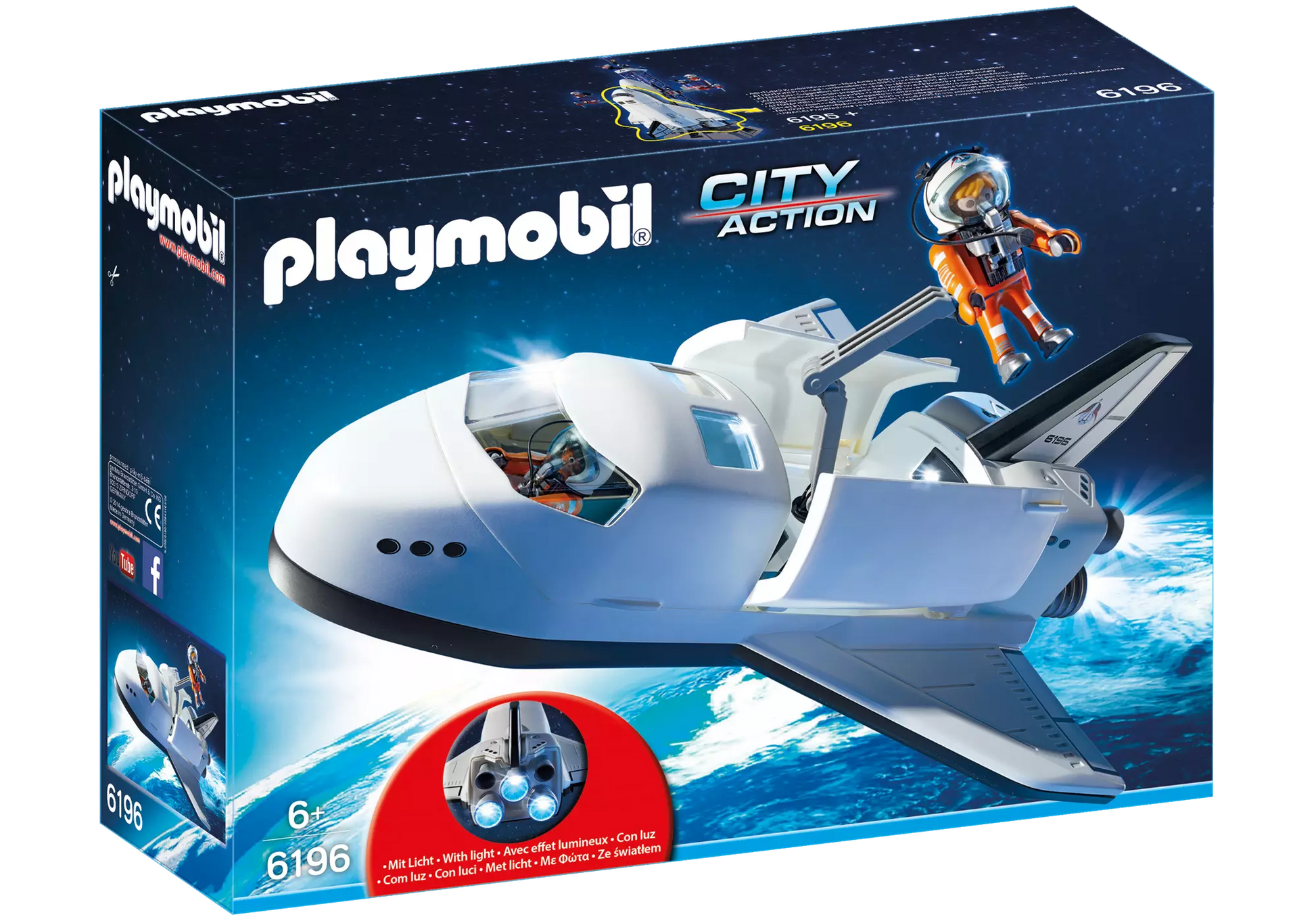 Playmobil 6196 City Action Space Shuttle - plegobil