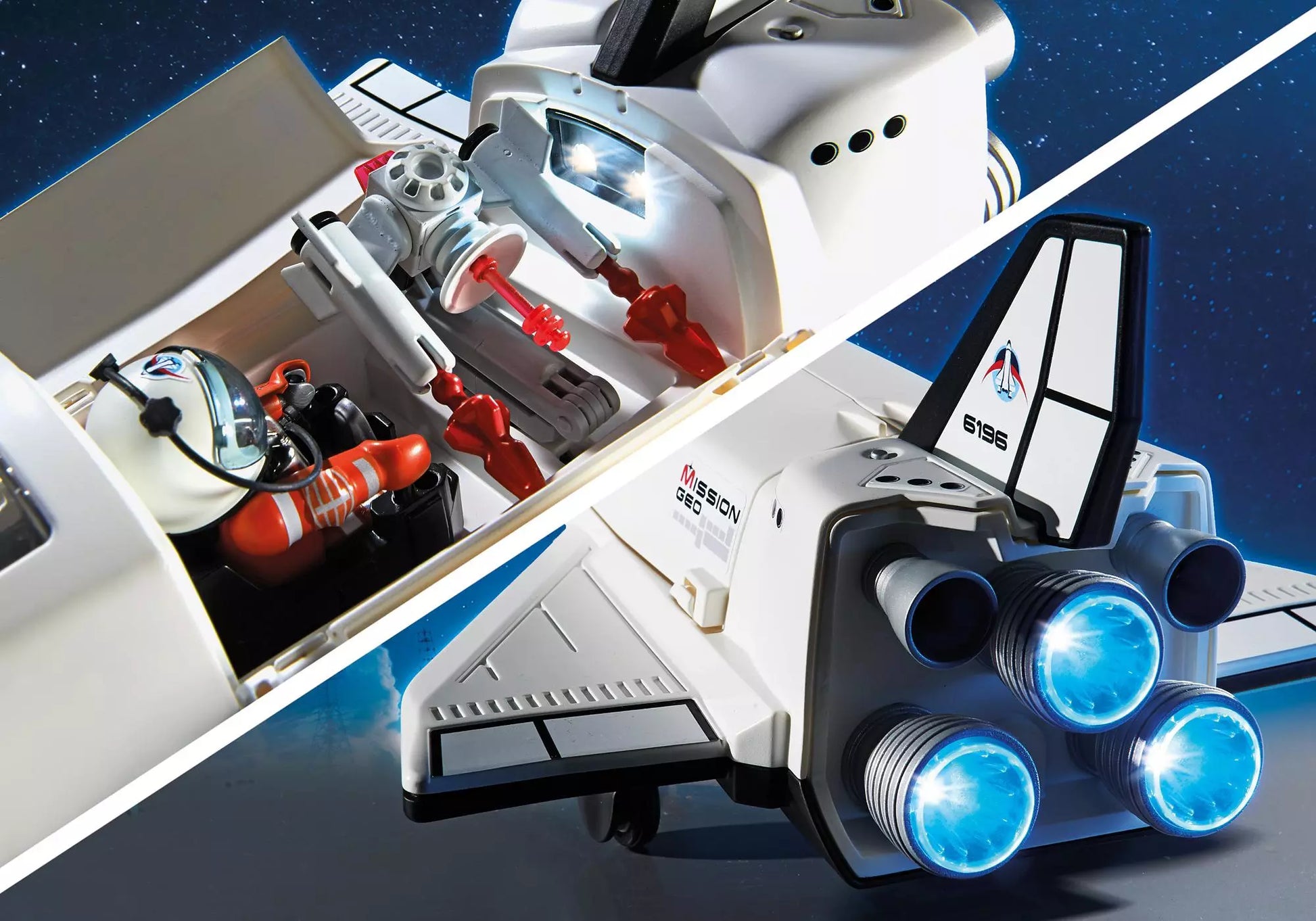 Playmobil 6196 City Action Space Shuttle - plegobil