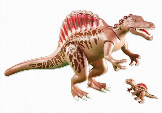 Playmobil 6267 Dinos Spinosaurus mit Baby (Folienverpackung) - plegobil
