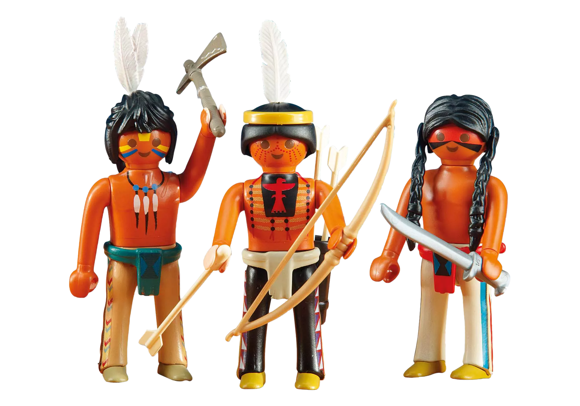 Playmobil 6272 Western 3 Sioux-Indianer (Folienverpackung) - plegobil