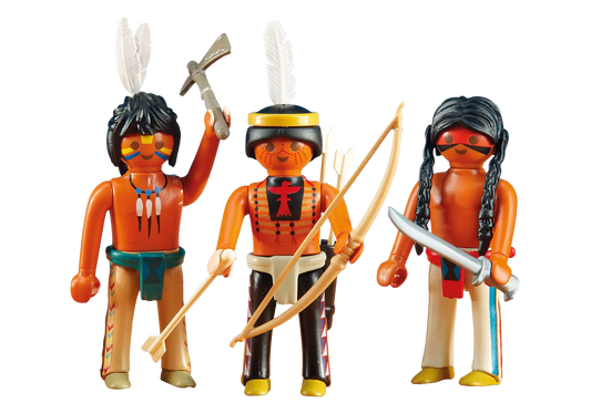 Playmobil 6272 Western 3 Sioux-Indianer (Folienverpackung) - plegobil