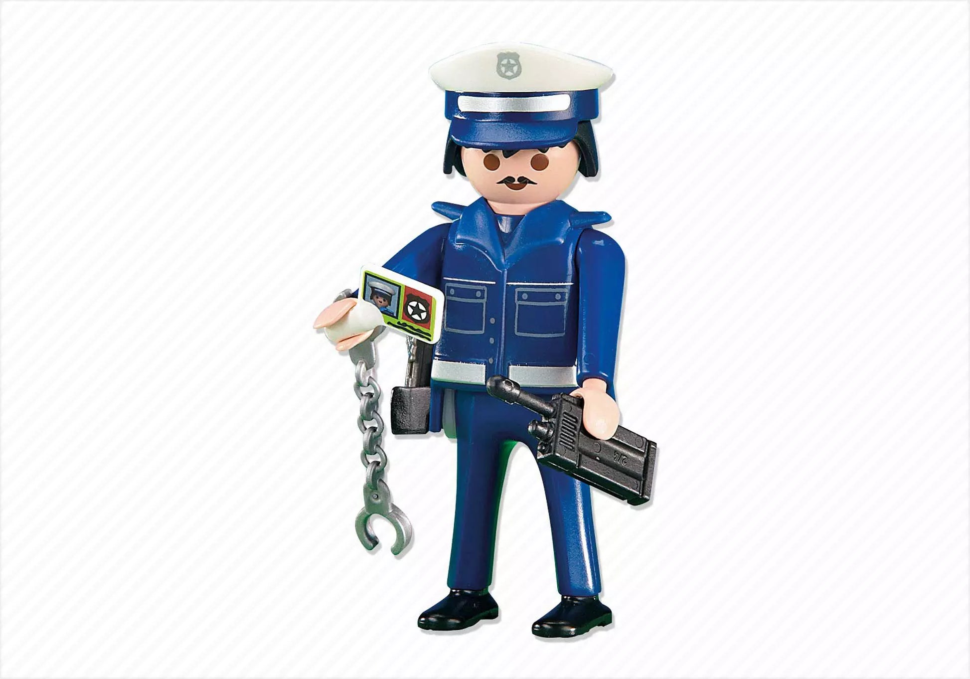 Playmobil 6284 City Action Polizeichef Blau (Folienverpackung) - plegobil