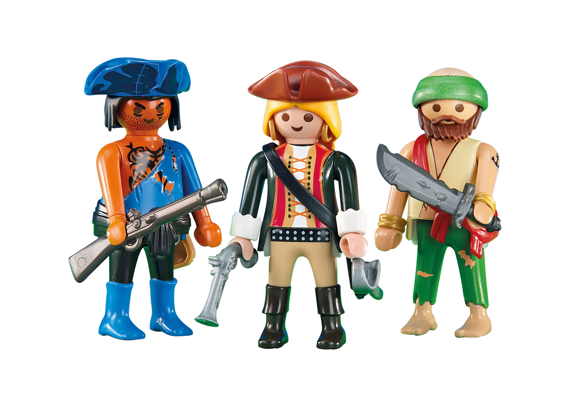 Playmobil 6290 Pirates 3 Piraten (Folienverpackung) - plegobil